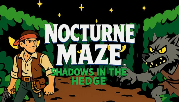 Nocturne Maze Shadows in the Hedge