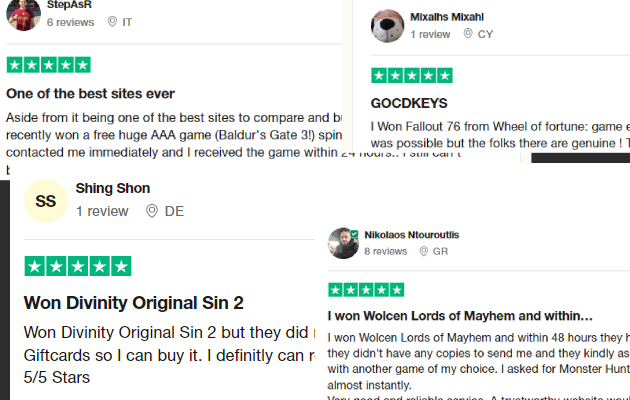 See all Trustpilot reviews about us