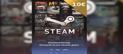 Steam Tarjeta Regalo 10 EU/US/UK thumbnail