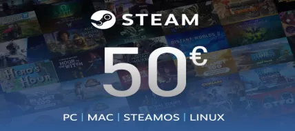 Steam Tarjeta Regalo 50 EU/US/UK thumbnail