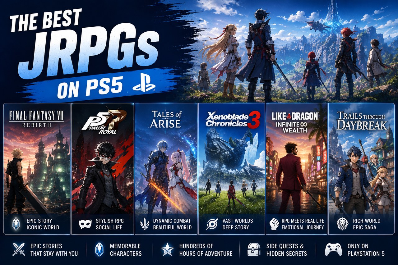 Los mejores JRPG para PS5, ordenados por el tipo de combate que quieres