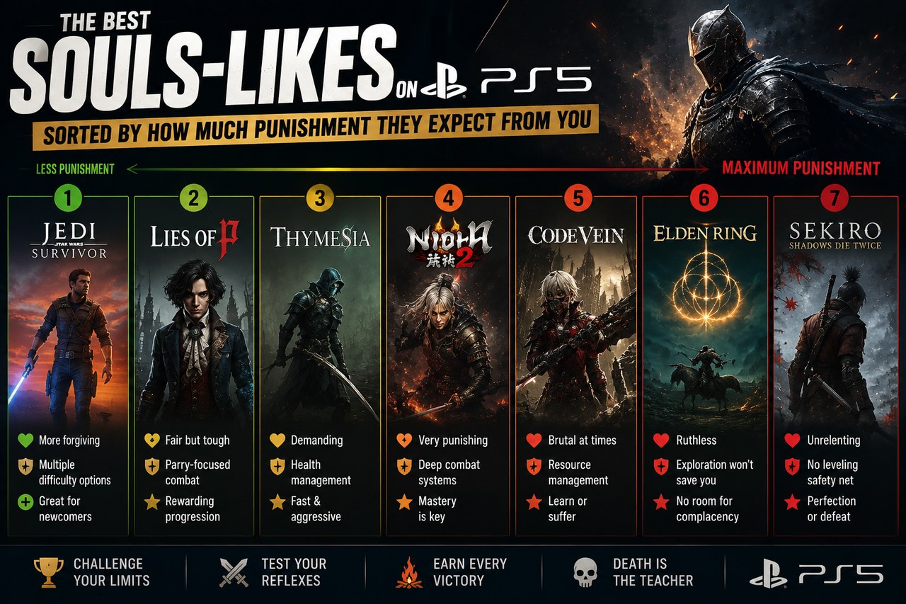 Los mejores juegos souls-like para PS5