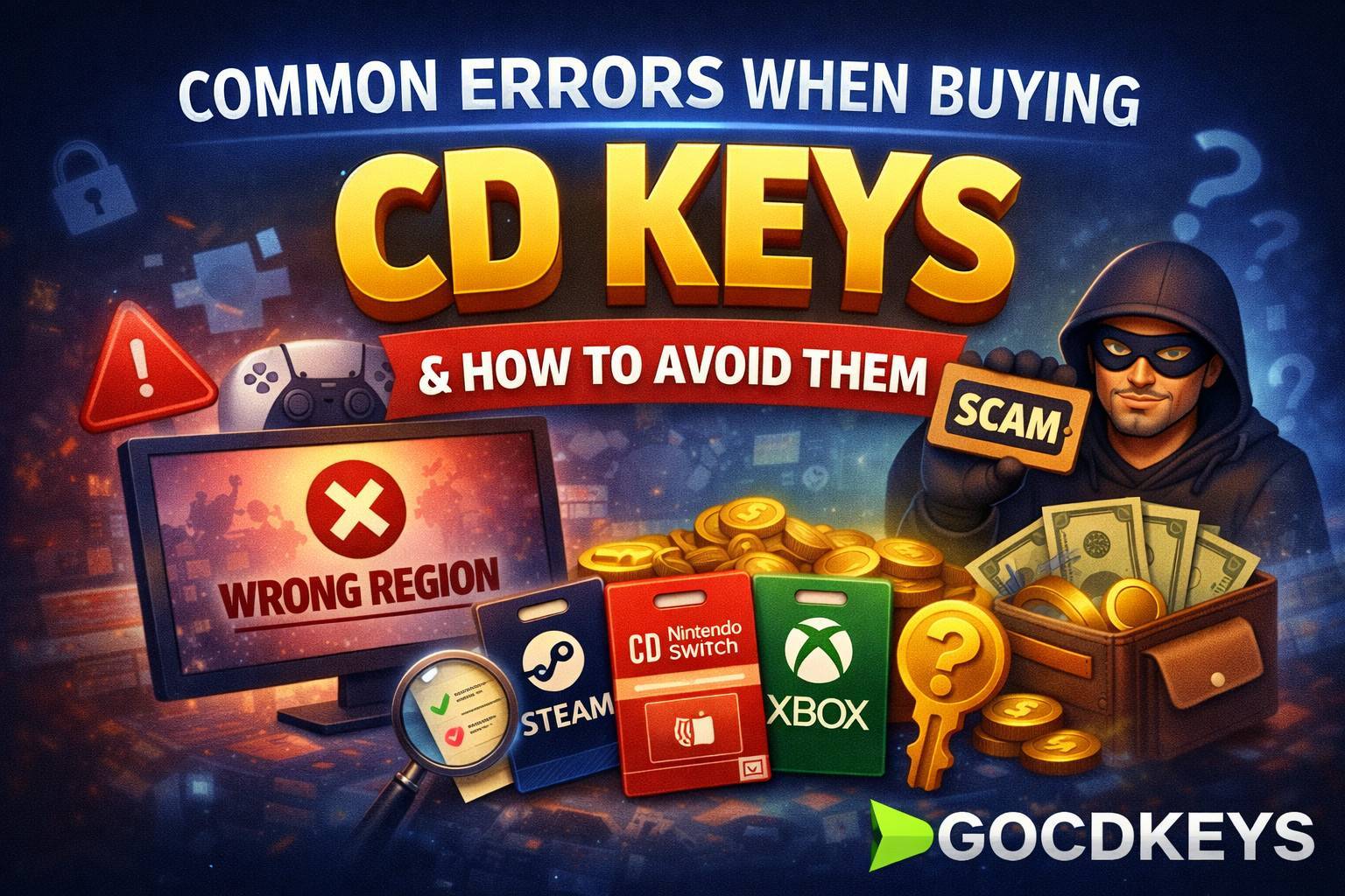 Errores comunes al comprar CD Keys y cómo evitarlos