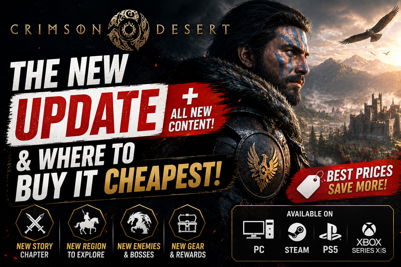 Crimson Desert: la nueva actualización y dónde comprarlo más barato