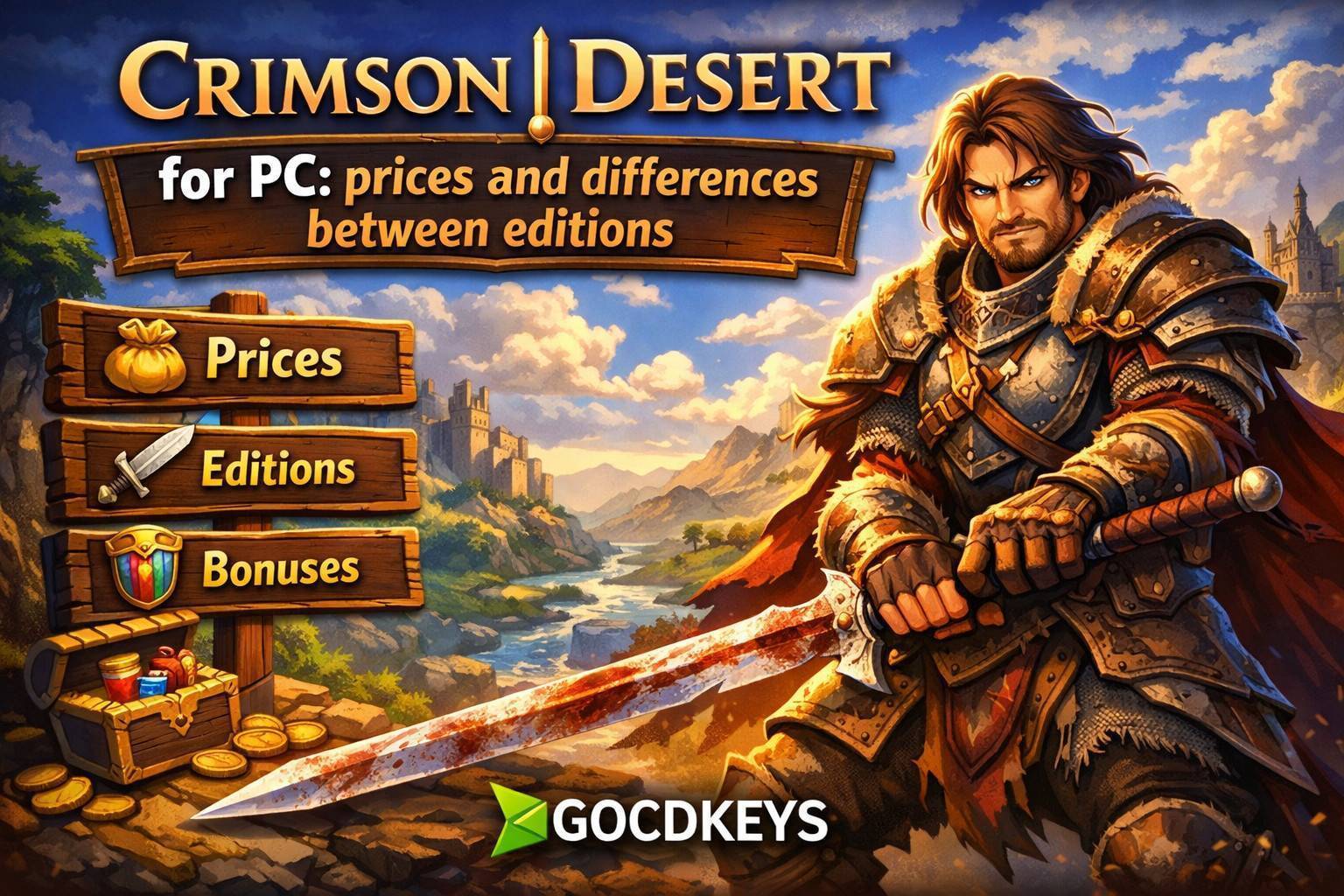 Crimson Desert para PC: precios y diferencias entre ediciones