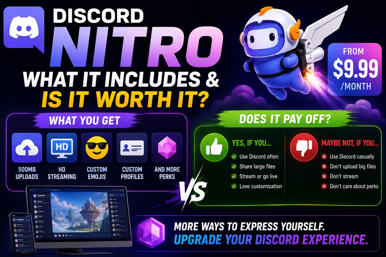 Discord Nitro: qué es, qué incluye y si merece la pena
