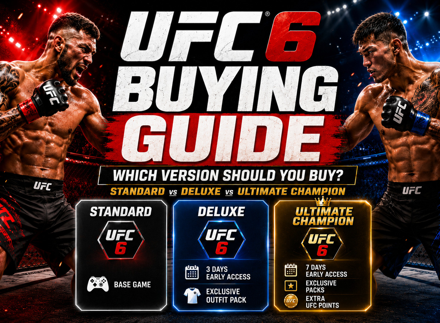 EA Sports UFC 6: ediciones, novedades y comparativa PS5 vs Xbox