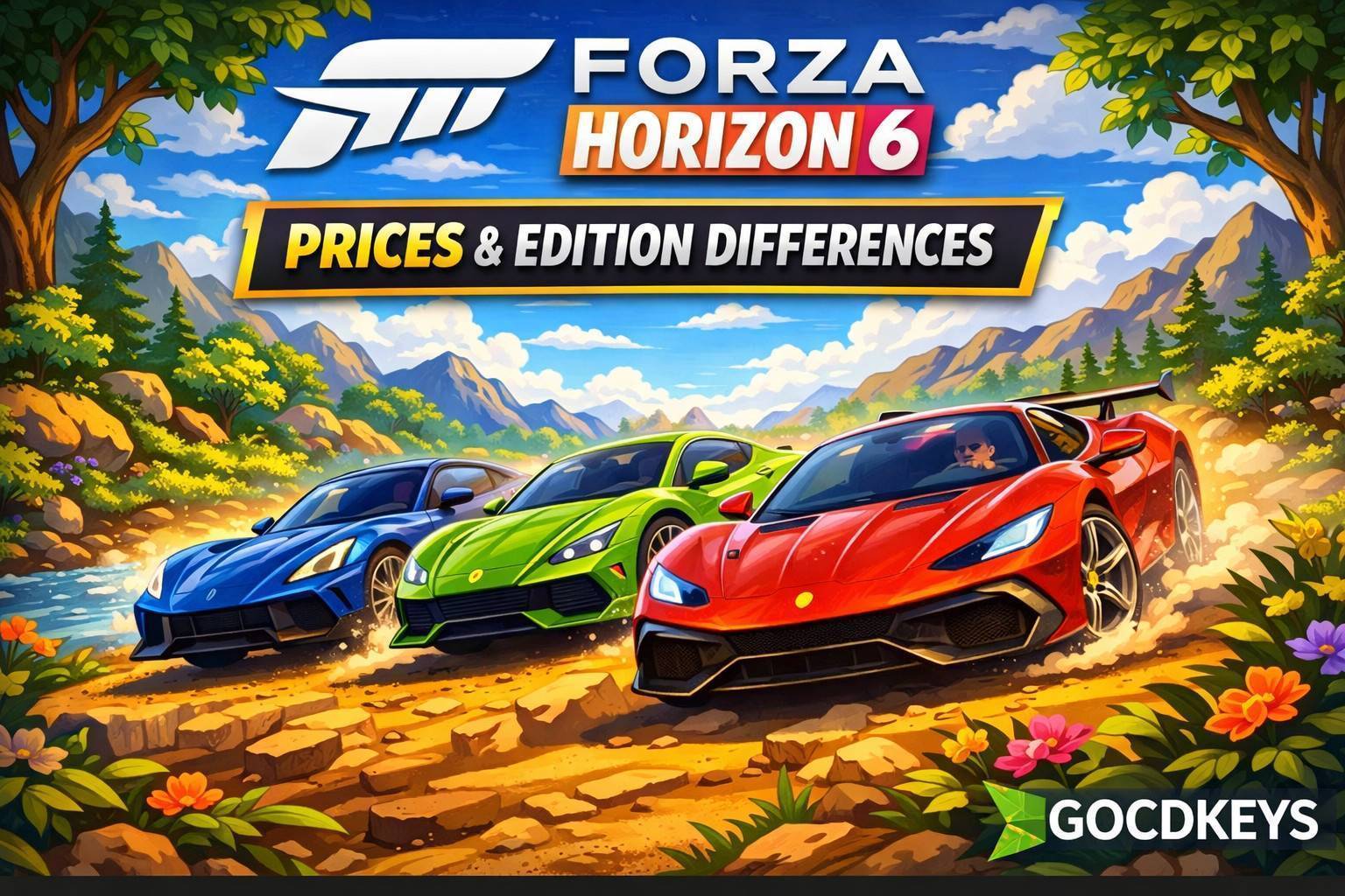 Forza Horizon 6: qué edición comprar (Standard vs Deluxe vs Premium)