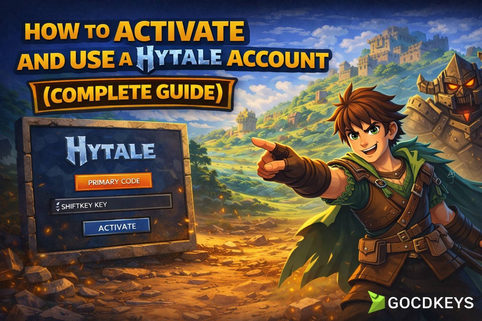 Cómo activar una cuenta de Hytale paso a paso (guía completa)