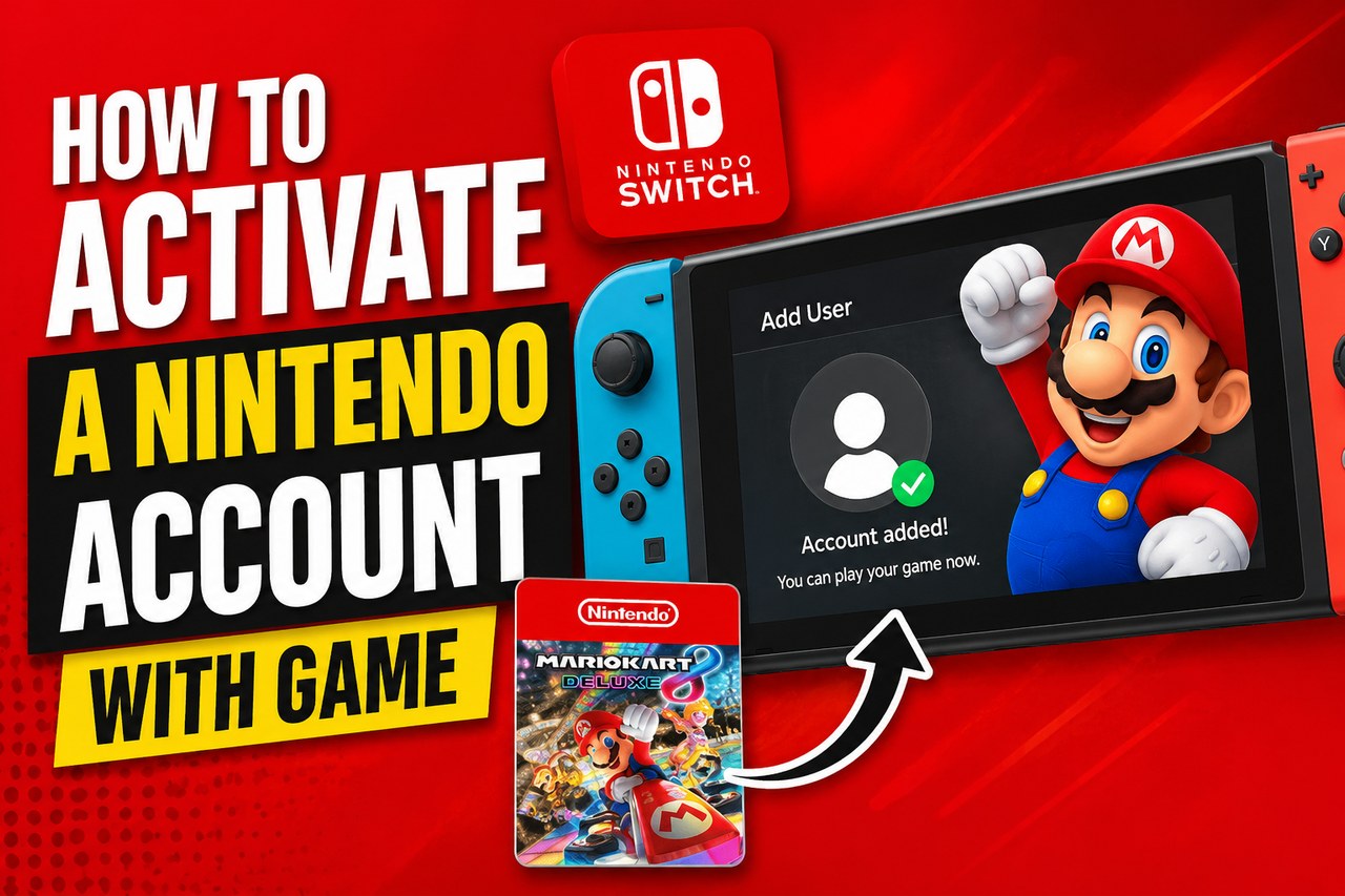 Cómo activar una cuenta de Nintendo con juego, paso a paso