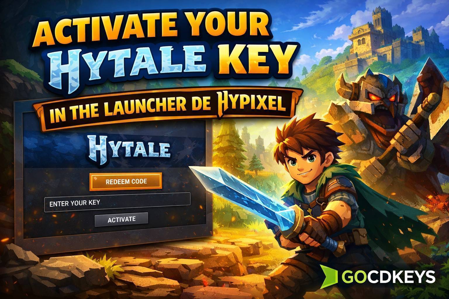 Cómo activar tu clave de Hytale en el nuevo Launcher de Hypixel