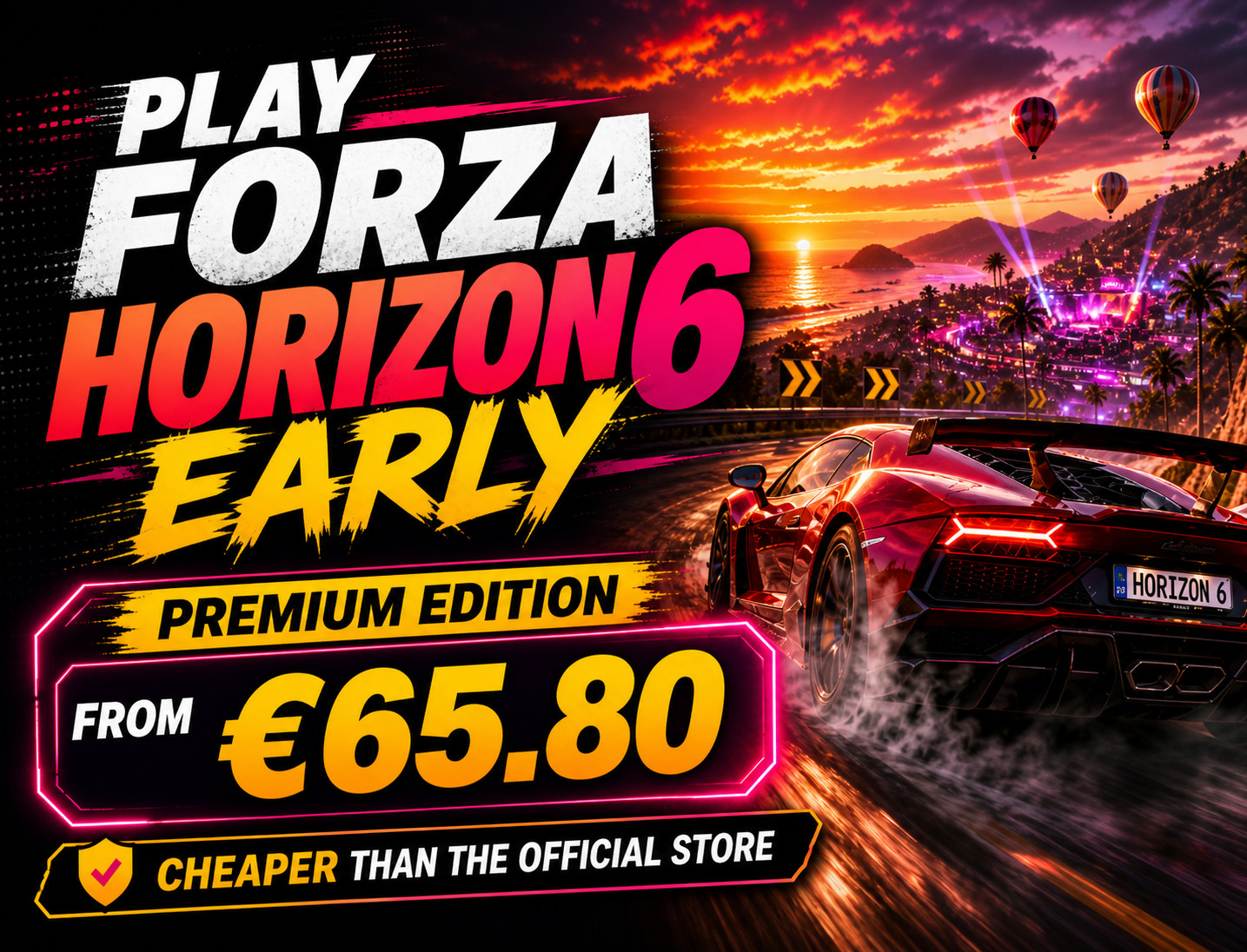 Cómo jugar a Forza Horizon 6 antes de su lanzamiento oficial