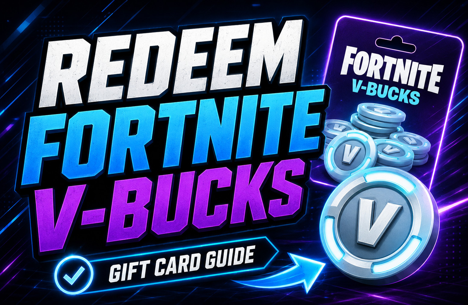 Cómo canjear una tarjeta de Fortnite V-Bucks (PC, PlayStation, Xbox, Switch)