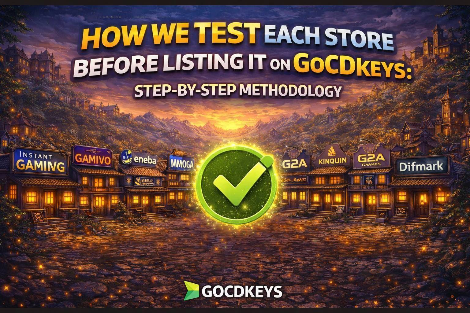 Cómo probamos cada tienda antes de listarla en Gocdkeys: metodología paso a paso