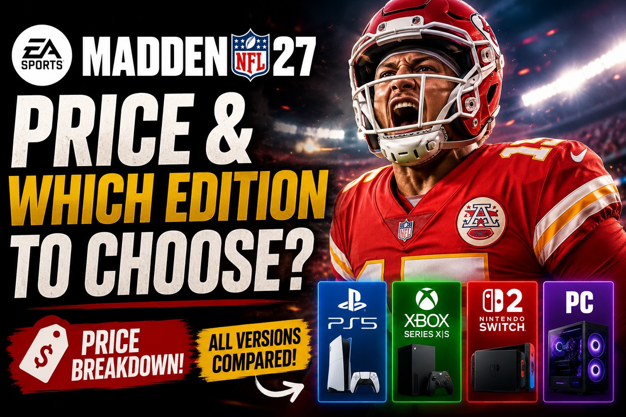 Madden NFL 27: precio y qué versión elegir entre PS5, Xbox, Switch 2 y PC