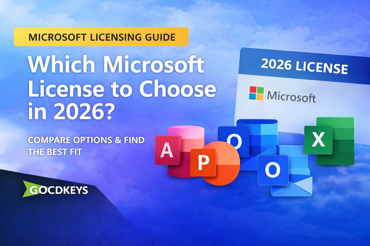 Guía de licencias Microsoft: tipos, diferencias y cuál elegir