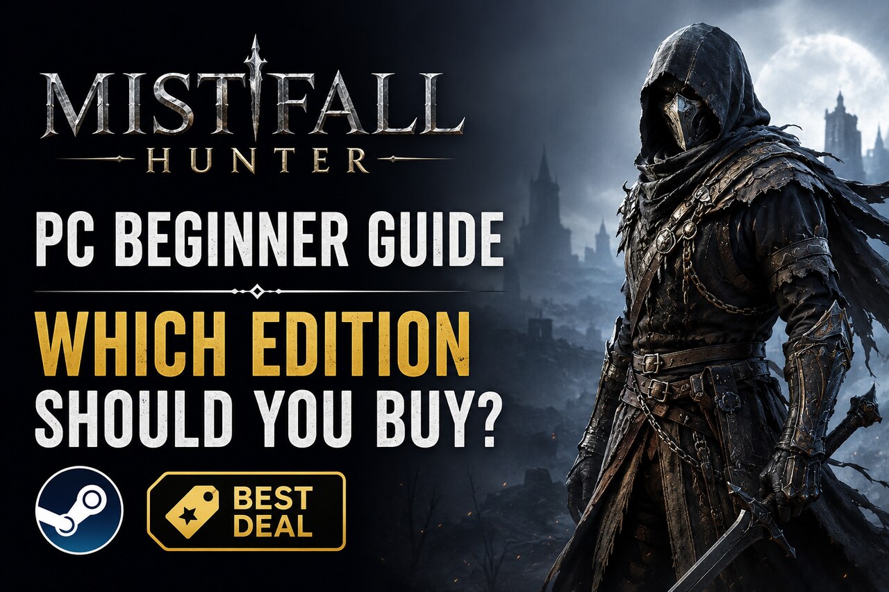 Mistfall Hunter en PC: cómo empezar y qué oferta elegir