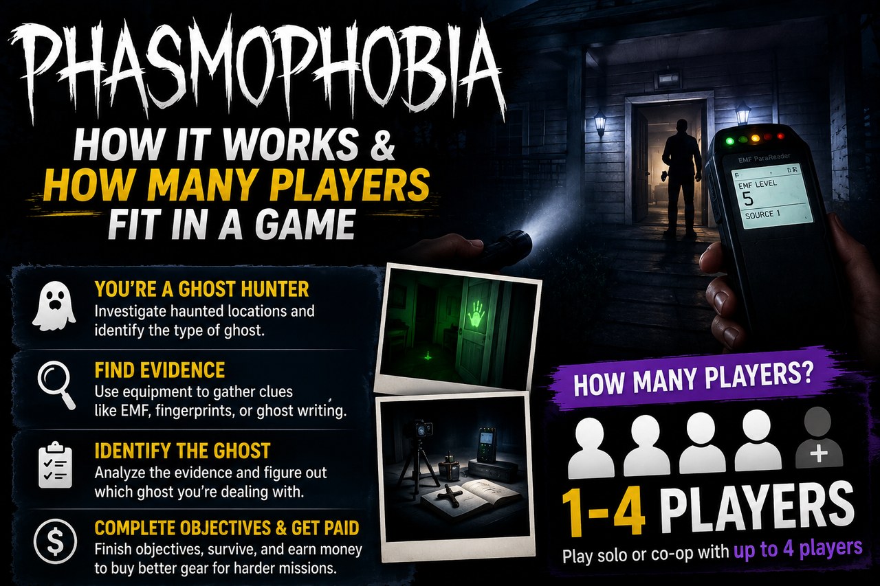 Phasmophobia: cómo funciona y cuántos jugadores caben en una partida