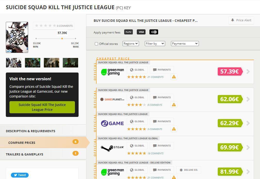Todo sobre la Precompra de Suicide Squad: Kill the Justice League!