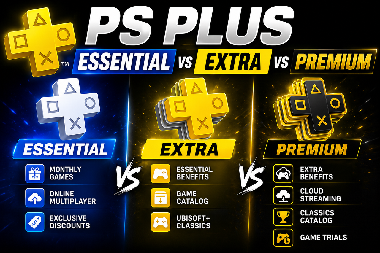 PlayStation Plus Essential vs Extra vs Premium: ¿cuál merece la pena?