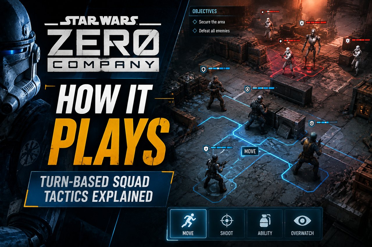 Cómo se juega a Star Wars Zero Company: el combate por turnos, explicado