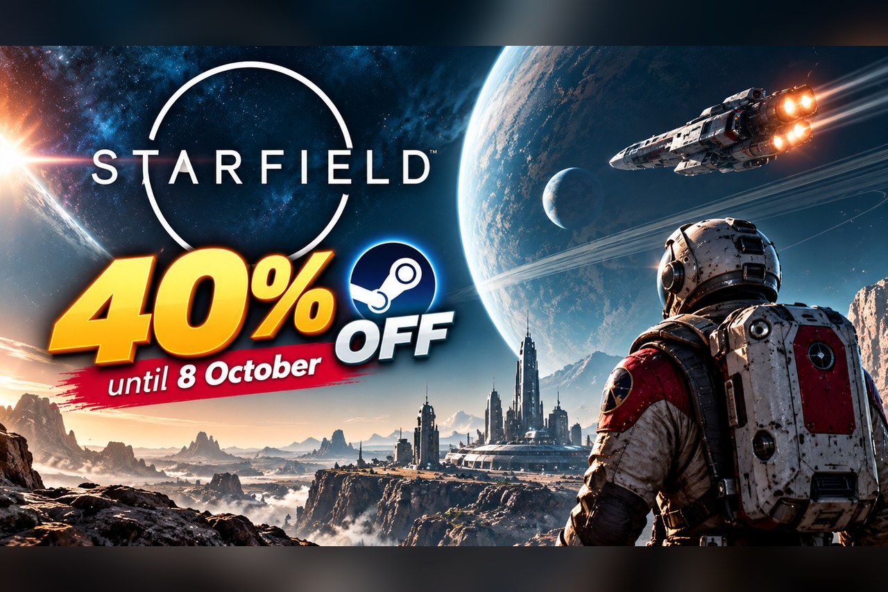 Starfield, rebajado un 40 % en Steam hasta el 8 de octubre: dónde sale más barato