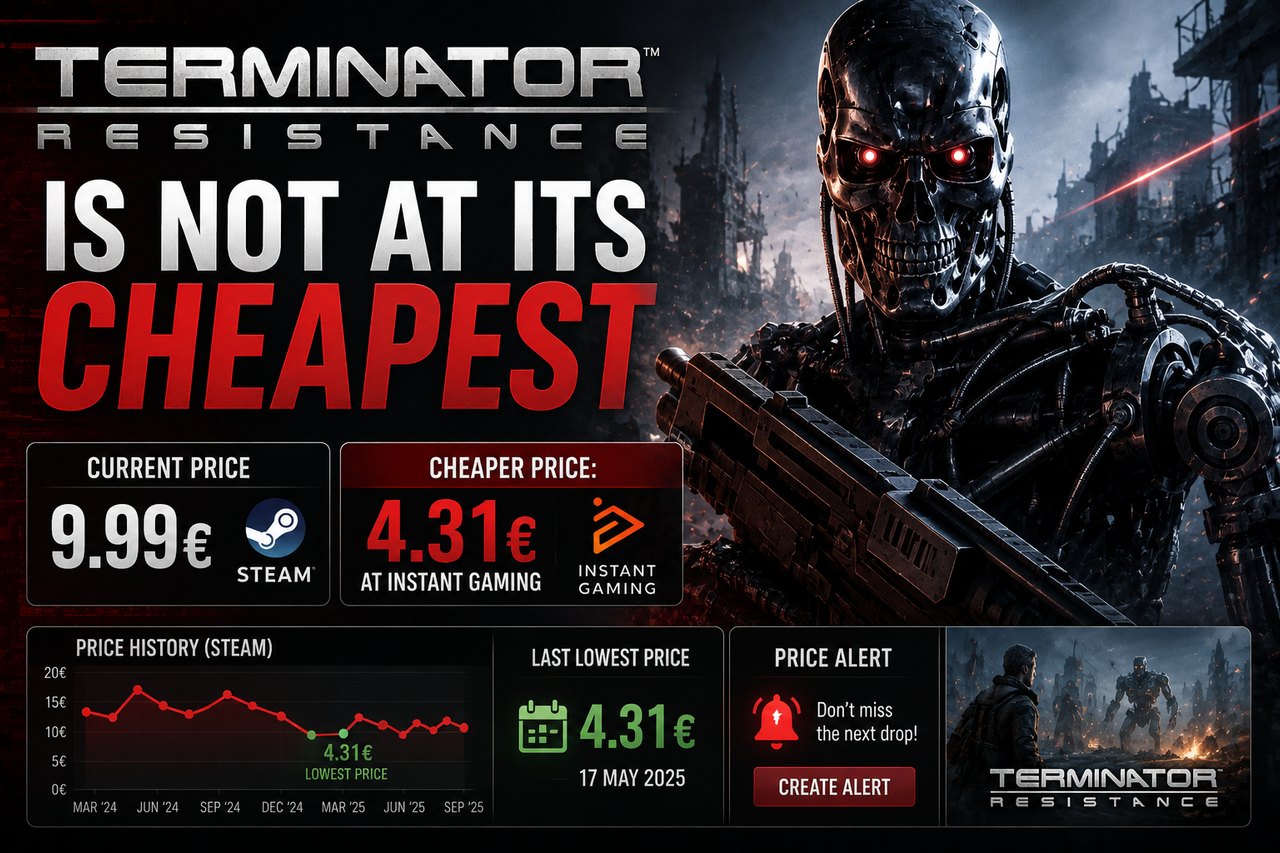 Terminator: Resistance no está en su precio más bajo: qué cuesta un código en PC, Xbox, PS4 y PS5
