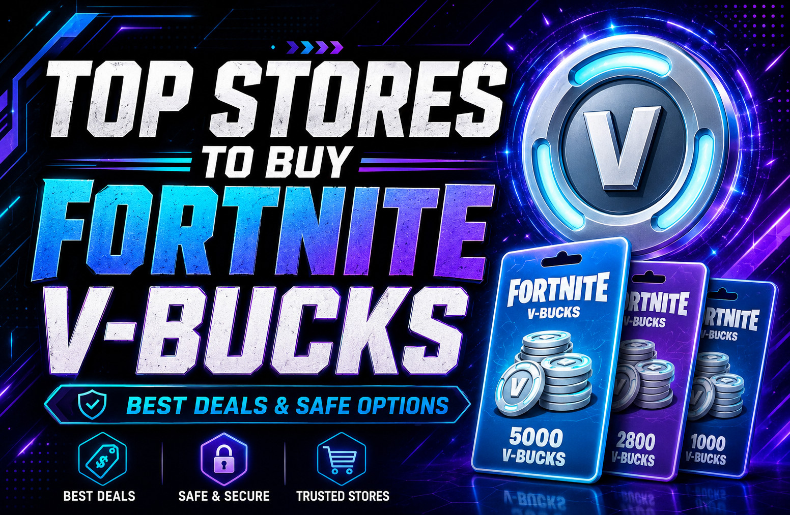 Las mejores tiendas para comprar Fortnite V-Bucks