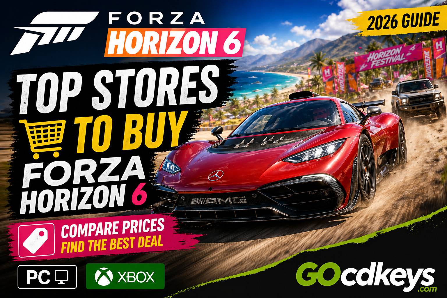 Top tiendas para comprar Forza Horizon 6 en PC y Xbox